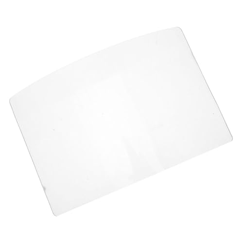 COLLBATH Sandblasting Hood Protective Lens 2mm Thick Replacement Lens for Sandblaster Helmet Dustproof Welding Mask for Industrial Sanding and Grinding