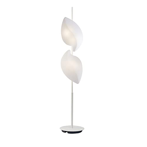 Image of Inspired Mantra Fusion Natura Floor Lamp 4 Light E27 Outdoor IP44, Matt White/Opal White