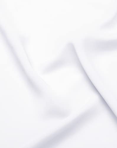 The Yard transparenter Stoff, Chiffon-Stoff, 20 Meter, durchgehender einfarbiger Drapierstoff für Hochzeit, Party, Hintergrund Cover