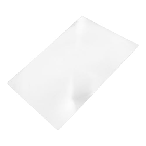 UKCOCO Loupe de Lecture Fresnel Ultra-Mince 260X180 MM, Lentille Optique Carrée Haute Définition pour Personnes Âgées, Feuille Grossissante Portable pour Livres, Journaux et Smartphones