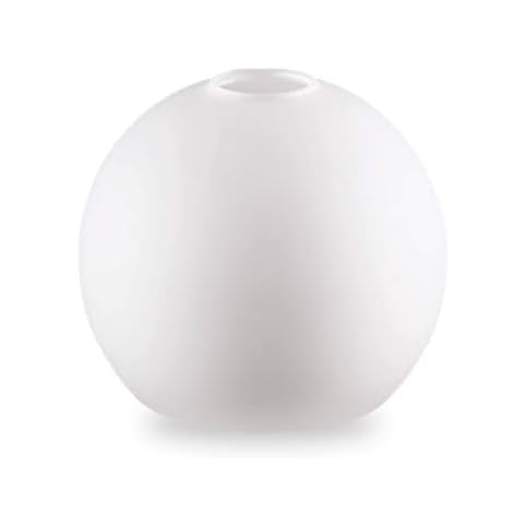 Glass Lampshade Replacement Glass White E14 Hole Size Fitting Diameter 30 mm Cover