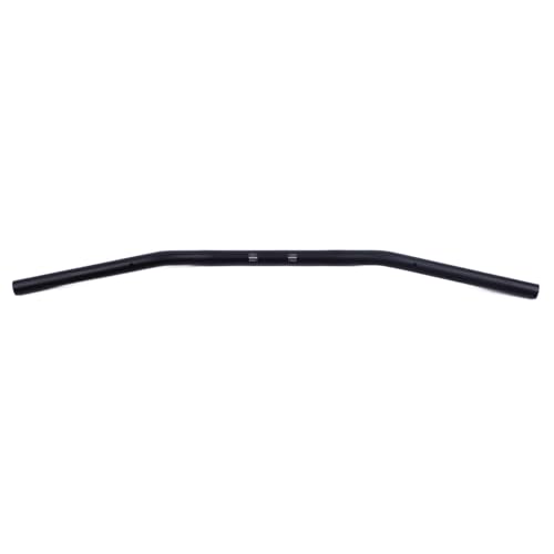 Guidon moto 22mm universel en alu noir mat pour modification de moto roadster