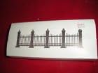 DEPARTMENT 56 HERITAGE VILLAGE COLLECTION "WROUGHT IRON FENCE EXTENSION" #55158