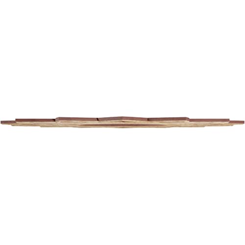 Image of Ekena Millwork 16 inchOD x 6 1 /8 inchID x 1 /4 inchT Eleanor Wood Fretwork Pierced Ceiling Medallion, Red Oak