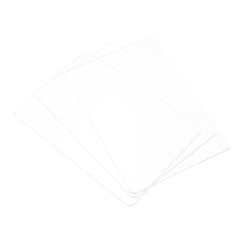 KALLORY 3pcs Transparent Acrylic Cutting Pads Craft Mats for Cutting Pads Engraving Mats to Protect Table Smooth Even Surface for Paper Crafts