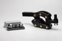 Rhino Hitch | 2" Hard Black Anodized Finish Rhino Hitch with 7" Drop 10K | Includes 2 Ball Set 2" and 2 5/16"