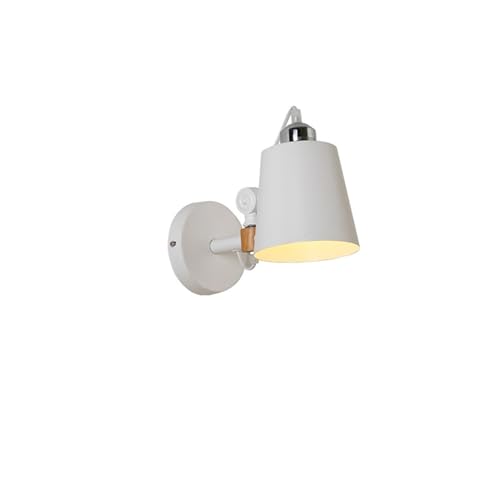 Applique moderne LED blanche pour lecture et chambre | Luminaire E27
