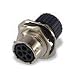 TNM7S14-0304P1L, Conn Circular PIN 7 POS Crimp ST Jam Nut 7 Terminal 1 Port Individual (2 Items)