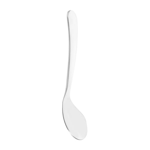 HAKIDZEL Stainless Steel Ergonomic Feeding Spoon for Newborns and Elderly Comfortable Grip Training Cutlery for Easy Mealtime Versatile and Portable Design for All Feeding Needs