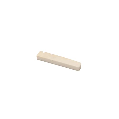 Alnicov 52mm Cattle Bone Nut for 6 String Bass Guitar Guitar Musical Instrument Parts White - Image 4