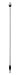Attwood 5110-36-7 Frosted Globe All-Round Pole Light, 36-Inch
