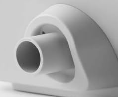 Generic Tube Connector Compatible with Resvent CPAP RCONN, White