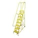 Cotterman 1008R1824A6E10B4C2P6 - Rolling Ladder Steel 110In. H. Yellow