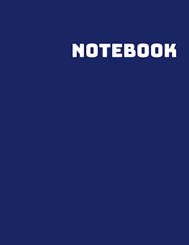 Blank Notebook Unlined with numbered pages ( 120 Pages, 8.5 x 11)