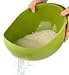 Large Colander and Japanese rice washing bowl | Best Rice washer strainer and plastic mixing bowl | Vegetable Drainer food prep bowl and Fruit Washer | Rice wash & Berry & Quinoa washing Bowl