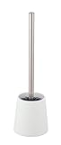 Photo Gallery wenko scopino wc mod sortino autoportante in silicone autopulente con manico in acciaio inox, testina nera intercambiabile Ø 7,5 cm, dimensioni Ø 10,5 x 37 cm, bianco Photo Gallery wenko scopino wc mod sortino autoportante in silicone autopulente con manico in acciaio inox, testina nera intercambiabile Ø 7,5 cm, dimensioni Ø 10,5 x 37 cm, bianco