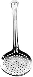 Stainless Steel Skimmer/Strainer for Frying, Cooking Poori/Sabzi/Vegetables, 1 Piece, large, Silver