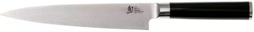 KAI Shun Classic cuchillo de filetear japonés flexible 18 cm de longitud de hoja - acero AUS-8A - mango de madera Pakka - Hecho en Japón - cuchillo de filetear forjado KAI Shun Classic cuchillo de filetear japonés flexible 18 cm de longitud de hoja - acero AUS-8A - mango de madera Pakka - Hecho en Japón - cuchillo de filetear forjado