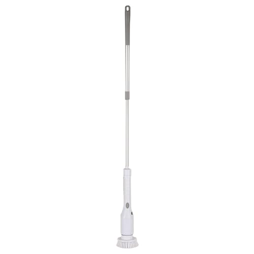 Electric Scrubber for Cleaning,Electric Rotating Brush Cleaner for Bathroom - with Replaceable Heads, Ergonomic Floor Scrubbing Tools for Bathroom Bathtub Kitchen