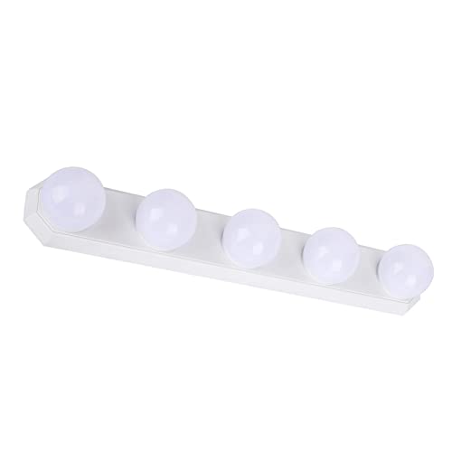 predolo 5 LED Schminkspiegelleuchten LED Dimmbare Schminklampe LED Birnen Spiegelstreifen Schminktisch Dimmbar Schminke