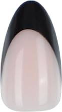 OIFEN French Almond Gel Press On Nails Short 16 Sizes Fake Nails Glossy 32pcs, Nail Glue Included