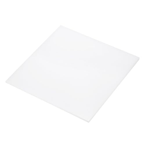Image of 10 x 10 Inch UHMW Polyethylene Sheets, 5 /32 Inch Thick Ultra High Molecular Weight White Plastic Sheet [for Home, Industrial]