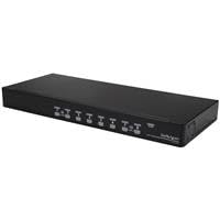 8 Port 1U Rackmount USB KVM Switch Kit with OSD & Cable