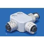 MICT555, Conn Micro-C Adapter F/F/M 5/5/5 POS T Style 3 Port