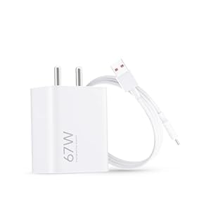 67 Watt Fast Charger Type C Charging Adapter - Quick Charge 4.0 Power Delivery PD Charger with Cable for Redmi Note, Poco, Mi Phone Series