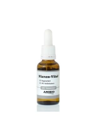 Anibio Nieren-Vital 30 ml (Tropfen) Ergänzungsfutter für Hunde und Katzen, 1er Pack (1 x 0.03 l)