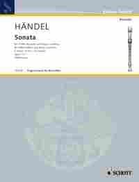Sonata No.11 in F major, from Four Sonatas: op. 1/11. HWV 369. treble recorder (flute, violin, oboe) and basso continuo.      Sheet music – January 1, 2000