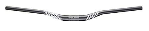 Funn Full On Mountain Bike Handlebar with Bar Clamp 35mm and Width 785mm, Tough and Lightweight Alloy Riser Handlebar for MTB, BMX and Road Bike, Rise 30mm MTB Handlebar (Black)