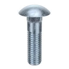 M8-1.25 X 40mm Carriage Bolts/Partially Threaded/Steel/Zinc (Quantity: 40)