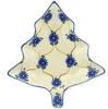 Polmedia Polish Pottery Platter 8-inch - Aster Trellis Pattern Handmade in Boleslawiec Poland by Ceramika Artystyczna + Certificate of Authenticity