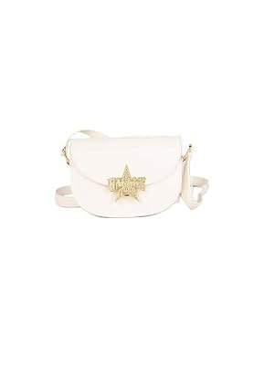 Borsa Gaelle Paris mini tracolla con logo su stella in metallo GAACW02300 bianco
