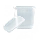  Verpack-Becher+Deckel 500ml 108x82mm eckig 50Stück