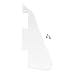 Musiclily Electric Guitar Pickguard for Gibson Les Paul Modern Style Guitar Parts, 1Ply White