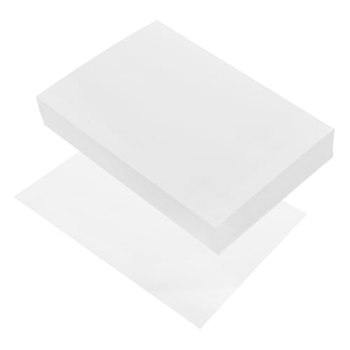 CAXUSD 100 Hojas De Impresora Papel Fotográfico Plantilla De Papel De Rastreo Transparente Papel De Copia Pegatinas Fotográficas Pegatinas De Vinilo Almohadilla De