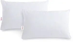 duroflex Polyester Snuggle Fibre Pillow Pack of 2, White