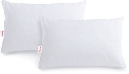 duroflex Polyester Snuggle Fibre Pillow Pack of 2, White-image-1