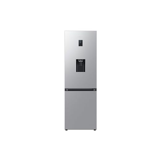 Samsung Classic Fridge Freezer, with Wine Shelf, Features Big Door Bin, All Around Cooling and SpaceMax Technologies, Silver, 7 Series, RB34C652ESA/EU