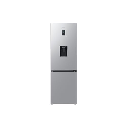 Samsung Classic Fridge Freezer with Wine Shelf Features Big Door Bin All Around Cooling and SpaceMax Technologies Silver 7 Series RB34C652ESA/EU