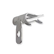 Docs Flanges Clamp (1/8' 1/4' Thick, HOK-24, Silver)