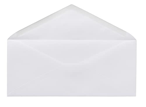 Amazon Basics #10 Business Letter Envelopes With Gummed Seal - 500-Pack, White #TOP1