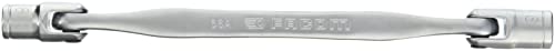 Clé articulée 8 x 9 mm FACOM pour débloquer les écrous cachés - 2