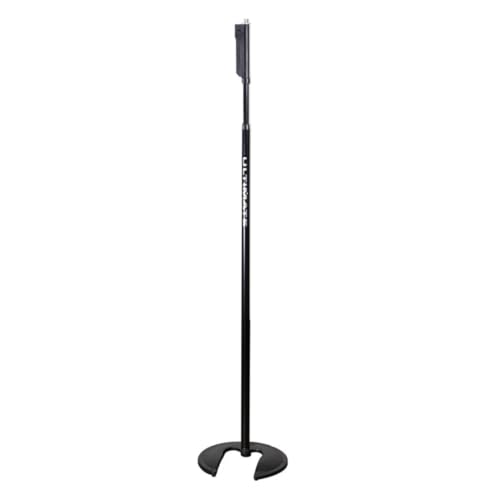 Ultimate Support MC-77B Live Retro Mic Stands w/One-Handed Height Adjustment and Stackable Weighted Base