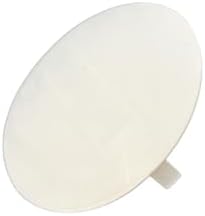 5'li Bombeli Buat Kapak | 9 cm Plastik Lüks Buat Kapağı Beyaz | LBK.0992 Elektrik Tesisat Kapağı - Görsel 3