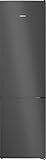 Siemens iQ300, Freistehende Kühl-Gefrier-Kombination mit Gefrierbereich unten, 203 x 60 cm, Gebürsteter schwarzer Stahl AntiFingerprint, KG39NVXAG