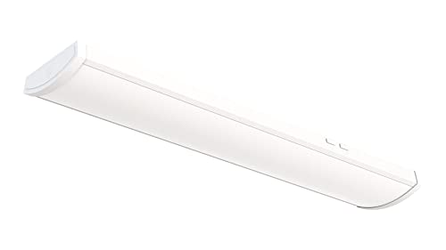 Lithonia Lighting FML4W 48 ALO6 8SWW2 TD Low Profile Wide Housing LED Wrap, 48 Inches, White Lithonia Lighting FML4W 48 ALO6 8SWW2 TD Low Profile Wide Housing LED Wrap, 48 Inches, White