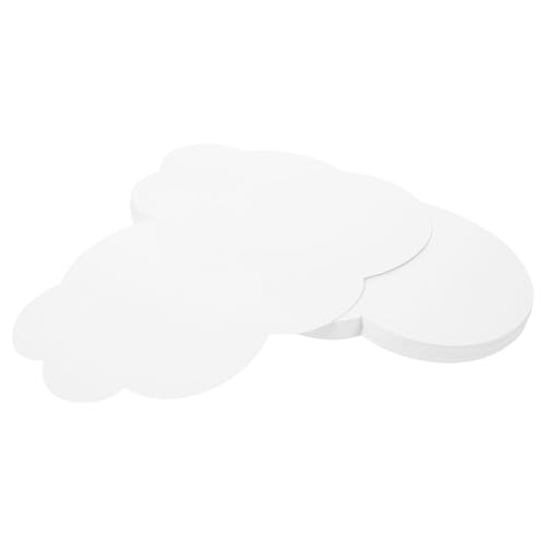 Nuages en papier cartonné blanc faciles à coller pour décorer une salle de jeux